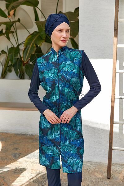 ROZAMAY Vivien-Battal Long Sleeve Hijab Swimsuit 3301-P