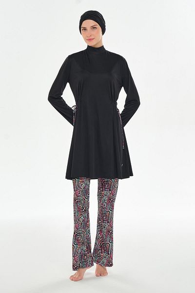 ROZAMAY Long Sleeve Hijab Swimsuit