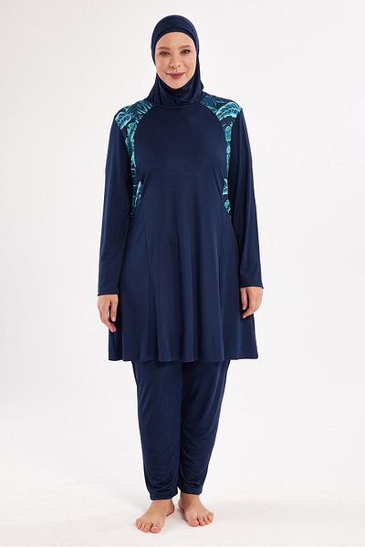 ROZAMAY Luno Battal Long Sleeve Hijab Swimsuit 3801