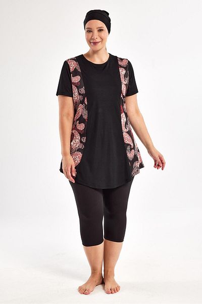 ROZAMAY Valencıa Short Sleeve Hijab Swimsuit 3805