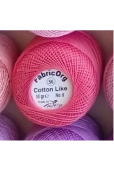 fabricorg TEK YUMAK Etamin-Cross Stitch Cotton Thread - Αριθμός 56 Χρώμα