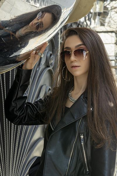 TomyHelf Gold Frame Design - Brown Women's Sunglasses