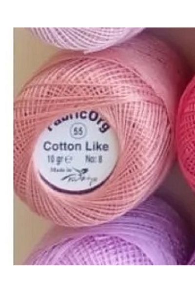 fabricorg TEK YUMAK Κλωστή Etamine-Cross Stitch - Αριθμός 55 Χρώμα - Παρόμοια με βαμβάκι