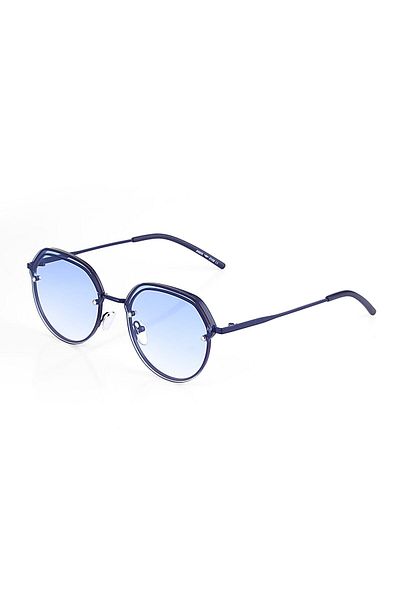 TomyHelf Ae2009C4B4474 Unisex Blue Gradient Oval Rim Sunglasses