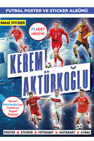 MAXİ Kerem Aktürkoğlu Poster ve Sticker Albümü 007