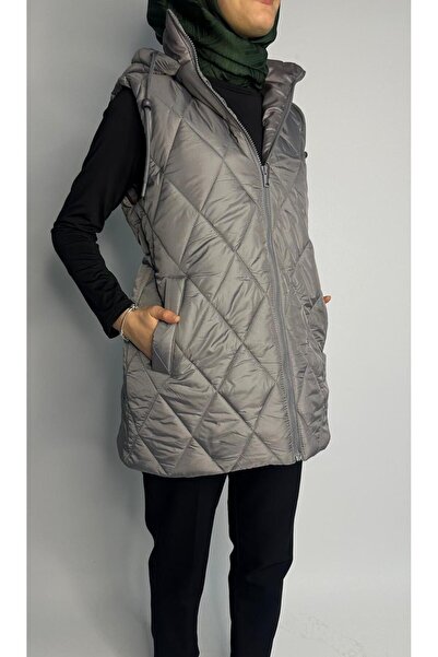 RESSHO YAKALI KAPŞONLU TARZ YELEK