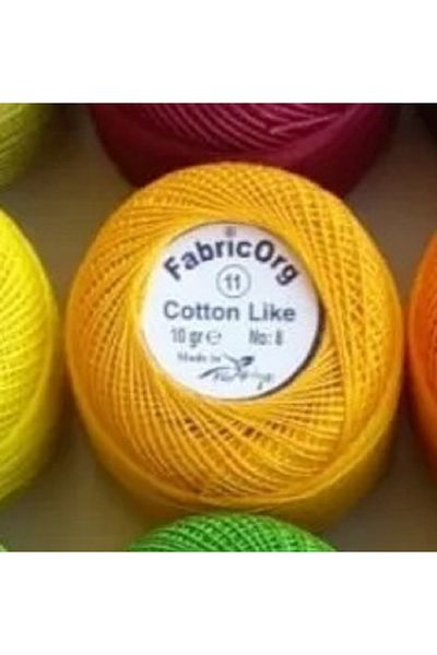 fabricorg Βαμβακερό νήμα σταυροβελονιάς εταμίνης - Μονόκλινο - Νούμερο 11 Χρώμα