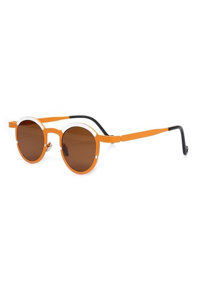 TomyHelf Metal Round Pink Frame - Sunglasses for Women