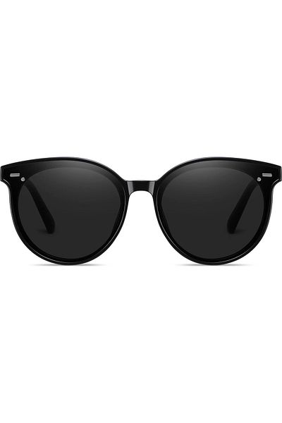 TomyHelf Black Frame Black Glass Unisex Sunglasses