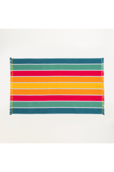 Zsa Zsa Zsu Vıseu İplik Boyalı Jakarlı Çizgili Pamuk %100 Pamuk Plaj Havlusu ...