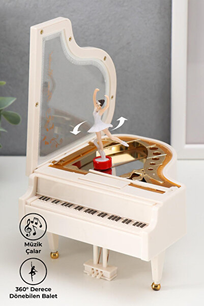 nesever Hareketli Piyano Müzik Kutusu Hd118