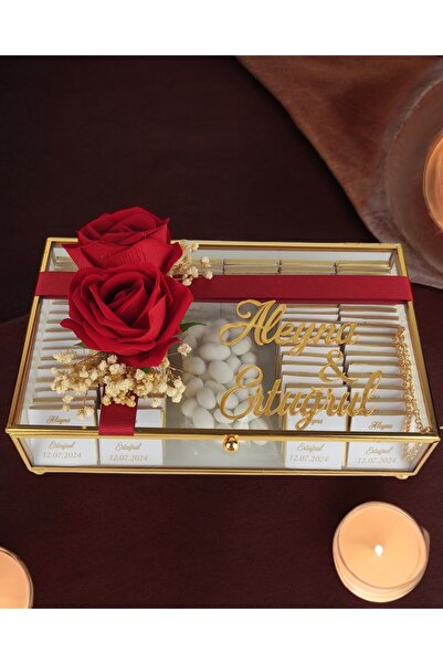 Cyz Home Tristan Gold Kız İsteme Söz Nişan Çikolatası