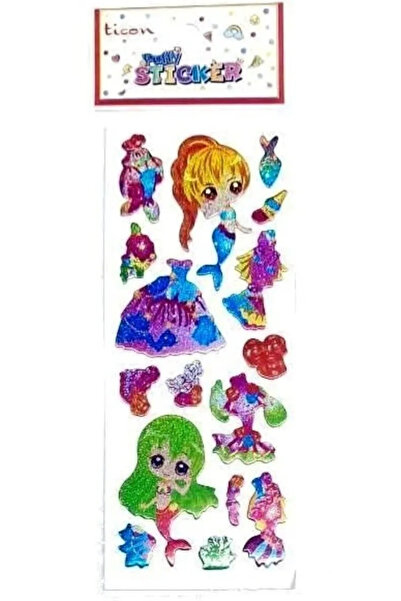 Ticon Sticker 3D Denizkızı