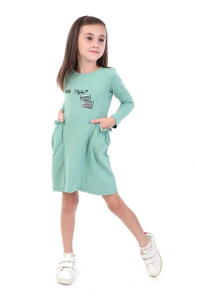 Toontoy Girl's Printed Dress
