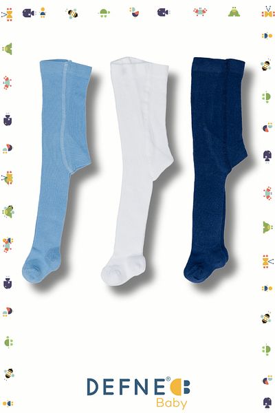 Defne Baby 3 Pieces of Cotton Boys and Baby Pantyhose