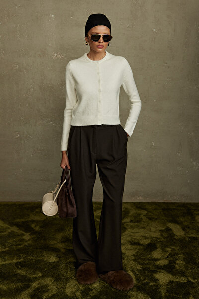 Suud Collection Екрю Дженні Кардиган з ґудзиками