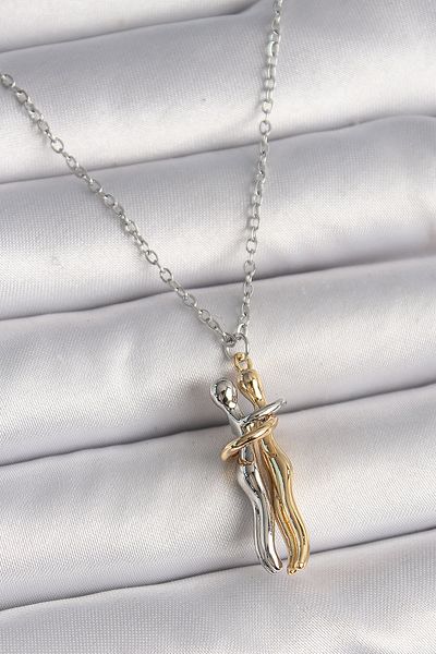 Store 316L Steel Silver Color Chain Hugging Model Women's Necklace