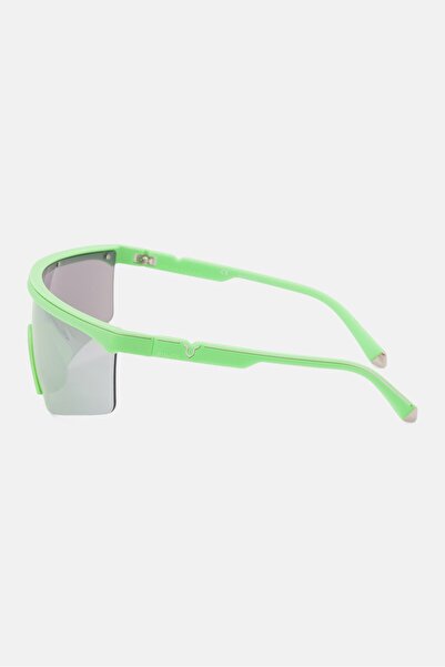 Police x Lewis Hamilton Men SPLA28 Shield Sunglasses, Lime
