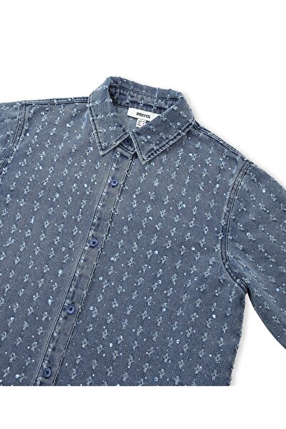 İpekyol Hotfix Printed Denim Shirt