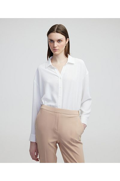 MISS IPEKYOL LOW SHOULDER SHIRT