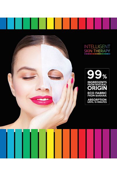 Intelligent Skin Therapy Deeply Moisturizing For Dry Skin Eco Fiber Sheet Mask Face Hyaluronic Acid