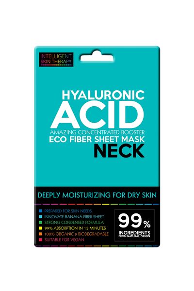Intelligent Skin Therapy Deeply Moisturizing For Dry Skin Neck Eco Fiber Sheet Mask Hyaluronic Acid