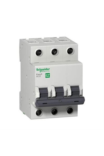 Schneider Electric Ez9f56320 Easy9 3p 20a 6ka C منحنى الصمامات