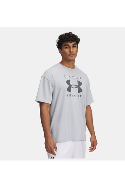 Under Armour Men's Ua Heavyweight Oversized Branded Short Sleeve T-Shirt 1389146 -011