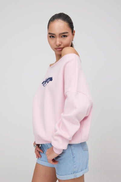 Addax Суитшърт с качулка и принт MONTECARLO с лодка S1714