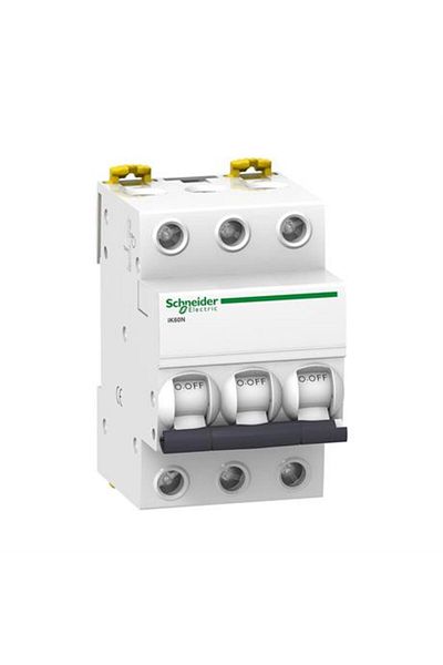 SCHNEIDER Actı9 Ik60N 3P 63A 6Ka C Curve Fuse