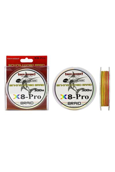 SEA HORSE Fir împletit scufundător combo x8 0,30 300 Metri