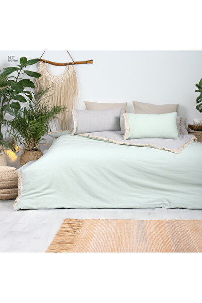 NDC HOME Сірий шавлія двосторонній комплект постільної білизни