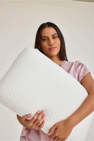 Miabella Home Orthopedic Visco Pillow, Visco Pillow with Neck Support, Neck Flatness Inside