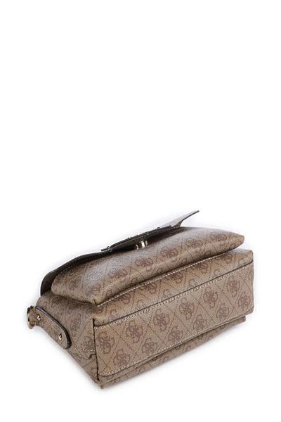 Guess Eco Brenton Flap Shoulder Bag Women Brown Crossbody Bag Hwebg839019-Ltl