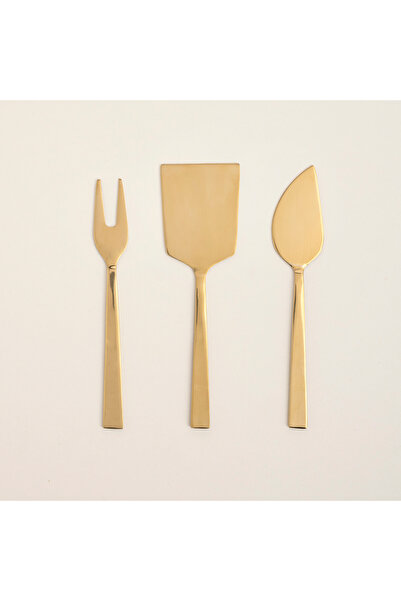 Zsa Zsa Zsu Rampur Çelik Servis Seti 5x17x0.3 Cm Gold