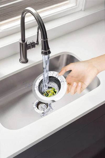 Kavi Entegre Plastik Stainless Steel Sink Strainer – 7.5 cm