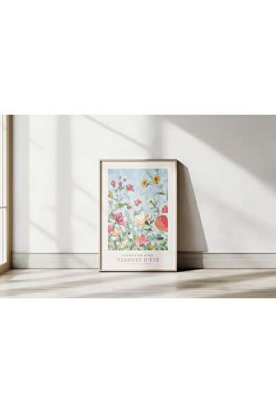 512 STORE Estetik Duvar Dekor Modern Çizgi Monet Çerçevesiz Poster Salon Yata...