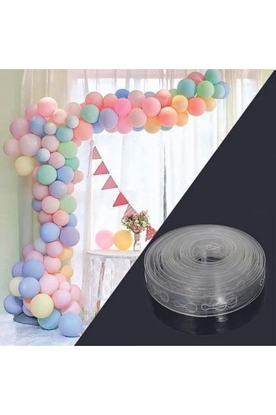 Cansüs 5 Mt Balloon Chain Apparatus Transparent
