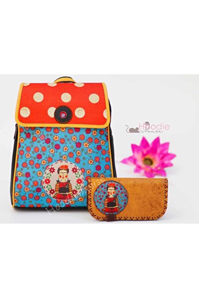 HOODİEMOUSE Covered Backpack with Inspired Women Figures Ethnic Bohemian Styl...
