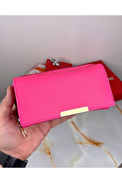 patideri Women's Large Wallet with Zipper Coin Compartment