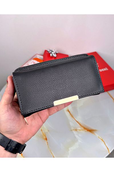 patideri Large Women's Wallet with Zipper Coin Compartment