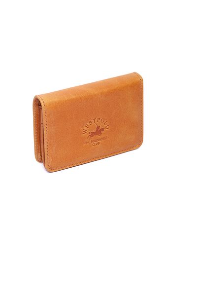 Westpolo Θήκη για κάρτες Unisex από γνήσιο δέρμα