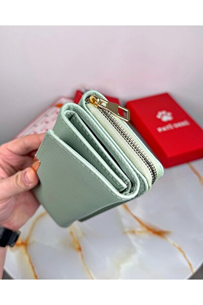 patideri Large Women's Wallet with Zipper Coin Compartment