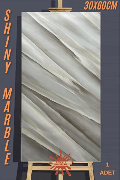 Renkli Duvarlar BS1768 Shiny Dalgalı Mix Model Arkası Folyolu Yapışkanlı Esne...