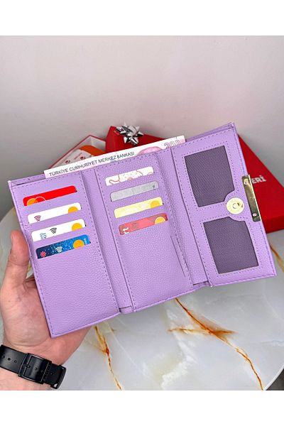 patideri Large Women's Wallet with Zipper Coin Compartment