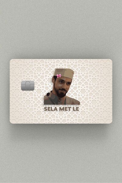 SARANG Card de credit Cüneyd Efendi „Selametle” - Autocolant placat cu Akbil ...