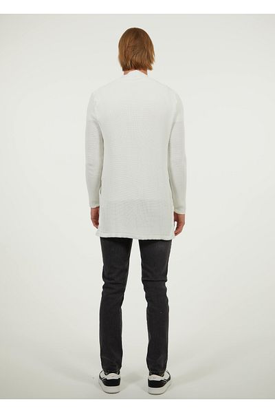 elkumoda Ζακέτα πλεκτή με γιακά σάλι χαλαρής εφαρμογής - Μη παλτό, διπλή τσέπη, βαμβακερή εποχιακή ζακέτα