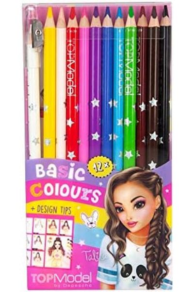 Top Model TOPModel basic Coloured Pencils Assortment - Pack of 12