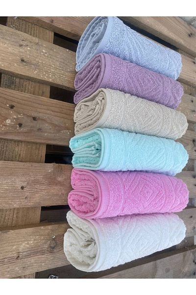 Sudem Home Collection 50*90 cm 100% Cotton Soft Hand Towels - 3Pcs, 6Pcs and 12Pcs Prism