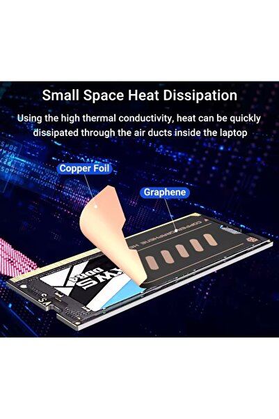 Global JEYI Ram Soğutucu 2/Adet Isı Emici Termal Soğutucu Laptop Dizüstü İçin DDR/DDR2/DDR3/DDR4/DDR5